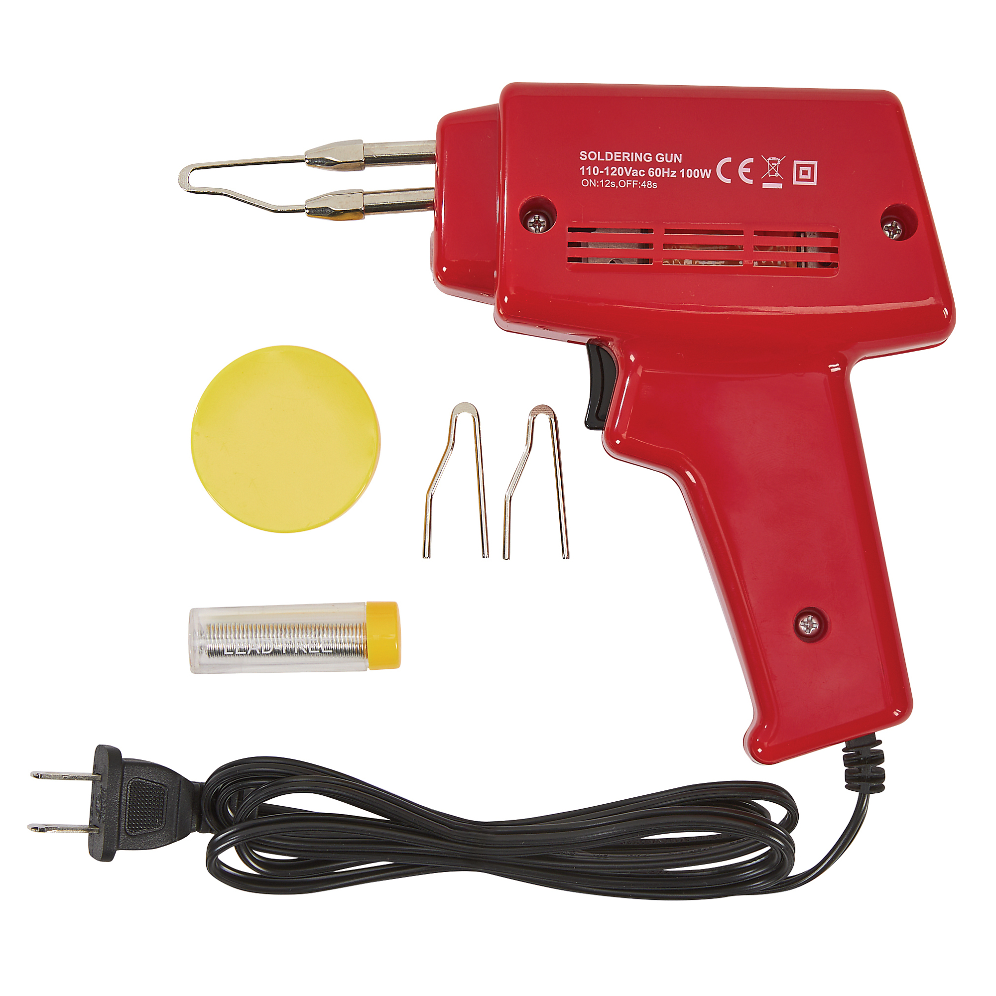 Ironton Soldering Gun Set, 100 Watts, 120 Volts, 60 Hz